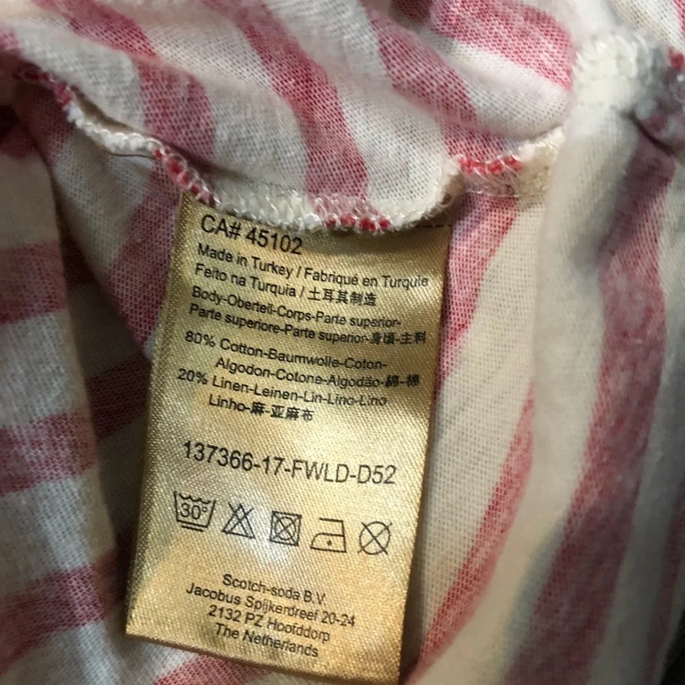 Scotch & Soda Striped Appliquz Top S - Picture 7 of 7